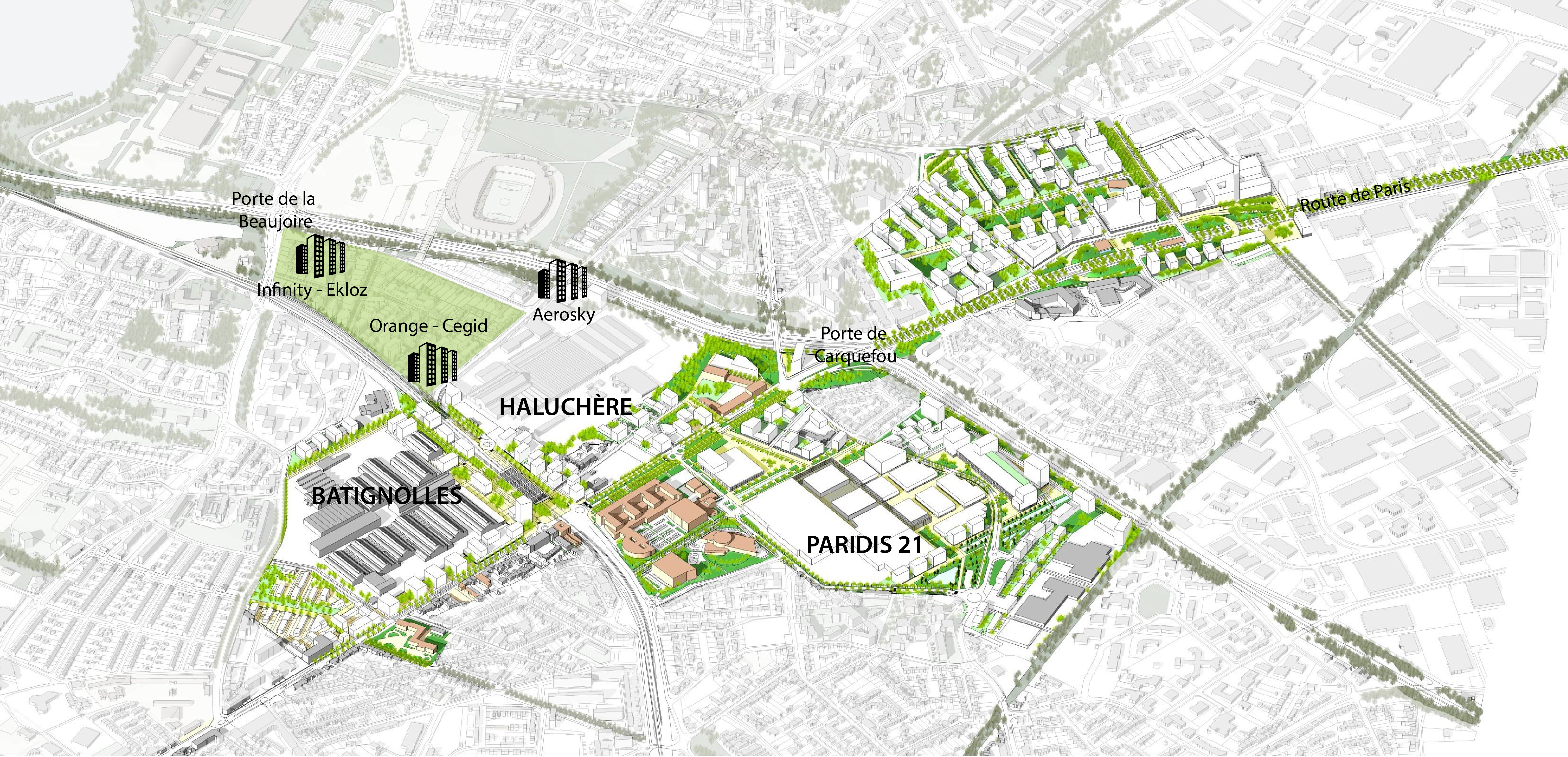 Renouvellement urbain du quadran Nantes Nord-Est