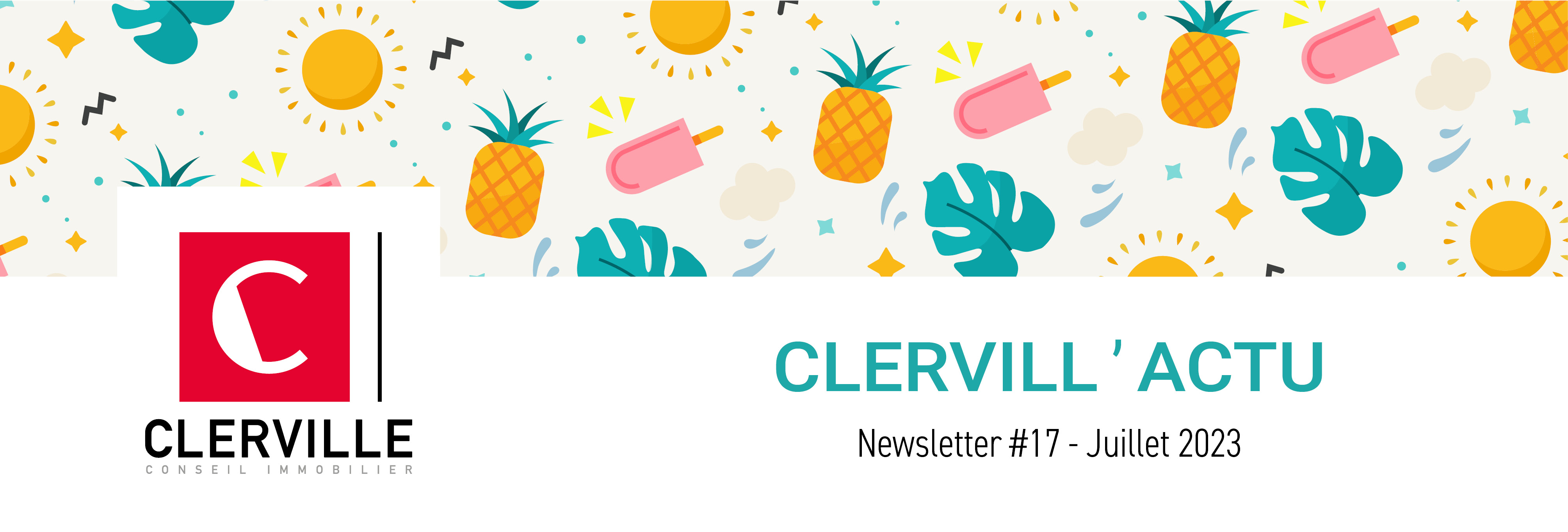 Newsletter CLERVILLE #17 - Edition de l'Eté - Juillet 2023