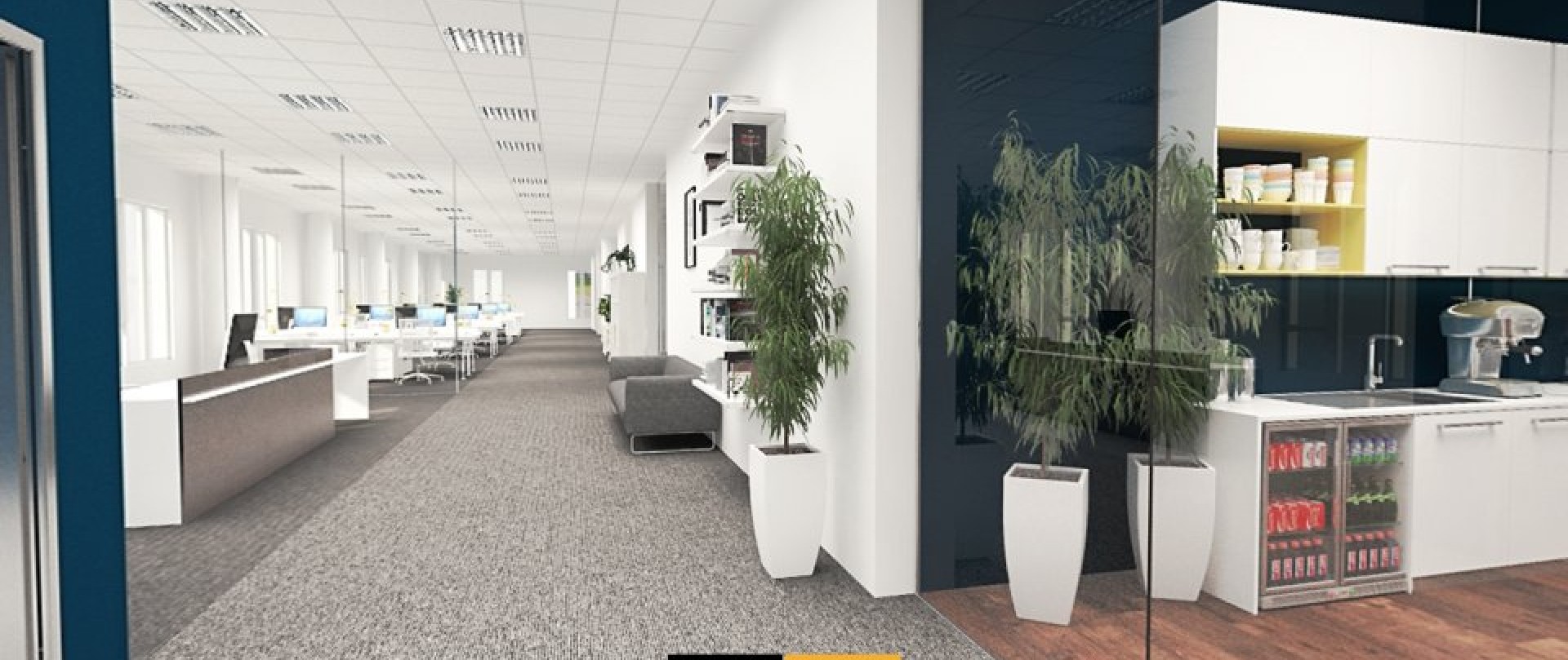IMMEUBLE DE BUREAUX NEUFS PROCHE TRAMWAY AVEC BELLE VISIBILITE ET NOMBREUX STATIONNEMENTS