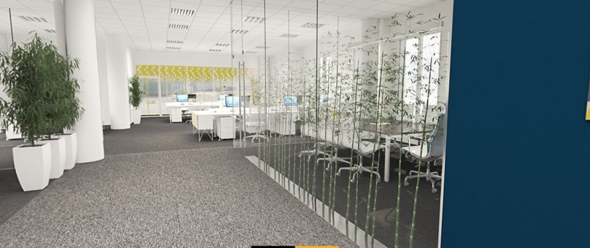 IMMEUBLE DE BUREAUX NEUFS PROCHE TRAMWAY AVEC BELLE VISIBILITE ET NOMBREUX STATIONNEMENTS