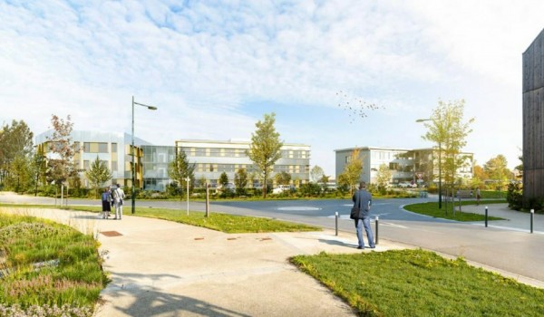 NANTES EST - PARC DE LA FLEURIAYE - A LOUER DEUX IMMEUBLES DE BUREAUX A CONSTRUIRE POUR 2690 m² ENVIRON