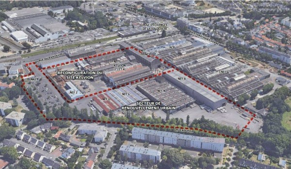 NANTES - QUARTIER HALUCHERE-BATIGNOLLES  3 800 m² DE LOCAUX D'ACTIVITE A LOUER 